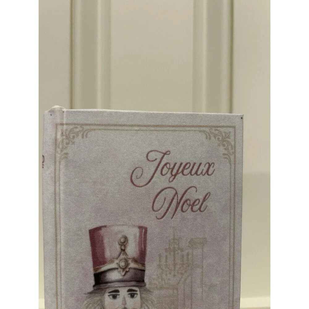 Ashland Frosted Fairytale Joyeux Noel Nutcracker Christmas Decorative Box Book